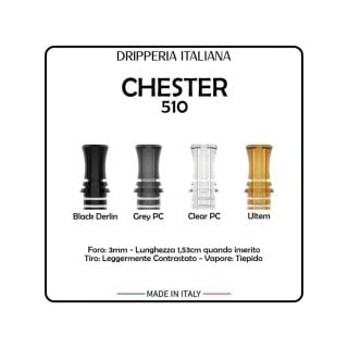 DRIPPERIA ITALIANA - DRIP TIP CHESTER 510 EDITION