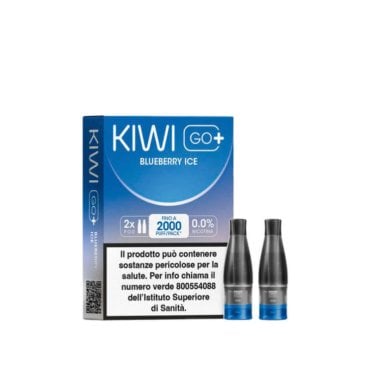 KIWI GO PLUS POD - BLUEBERRY ICE - 2 PEZZI Usa e Getta