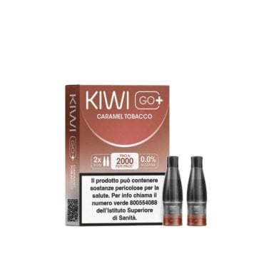 KIWI GO PLUS POD - CARAMEL TOBACCO - 2 PEZZI Usa e Getta