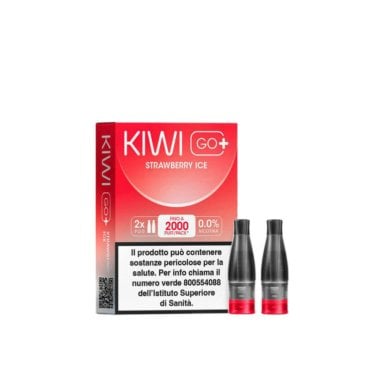 KIWI GO PLUS POD - STRAWBERRY ICE - 2 PEZZI Usa e Getta