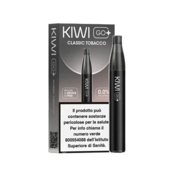 KIWI GO PLUS STARTER KIT - CLASSIC TOBACCO - Ricaricabile + 1POD