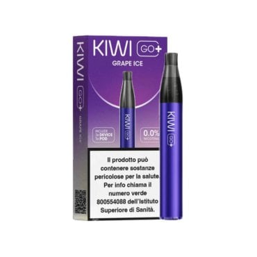 KIWI GO PLUS STARTER KIT - GRAPE ICE - Ricaricabile + 1POD