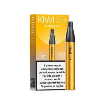 KIWI GO PLUS STARTER KIT - MANGO ICE - Ricaricabile + 1POD