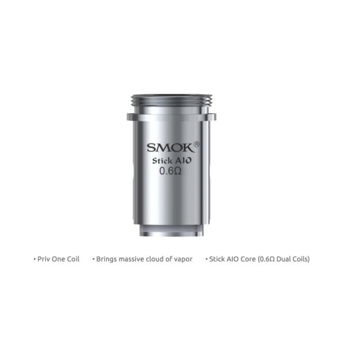 SMOK - 5 PZ COIL PER STICK AIO E PRIV ONE 0.6 OHM