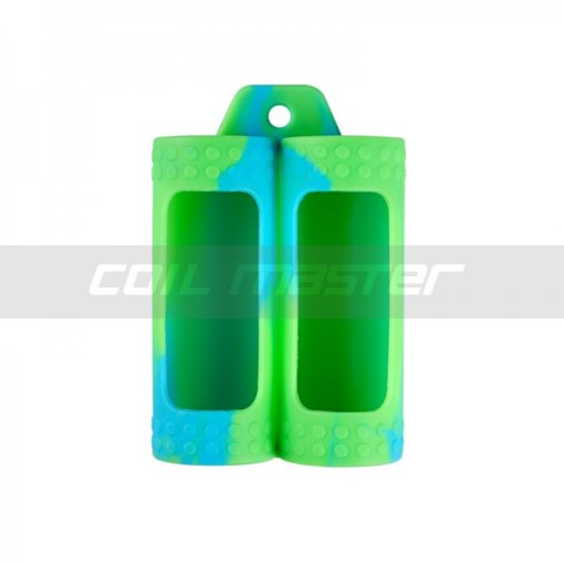COIL MASTER - RUBBER CASE - DOUBLE - 26650 - BLUE/GREEN