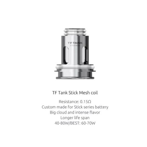SMOK - 3 PZ MESH COIL PER TF TANK STICK 80W 0.15 OHM