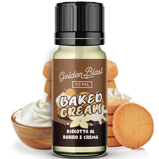 DEORO - GOLDEN BLAST - BAKED CREAM Aroma concentrato 10 ML per Sigaretta Elettronica