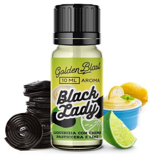 AROMI - AROMI CONCENTRATI 10 ML - DE ORO -  BLACK LADY - GOLDEN BLAST - AROMA CONCENTRATO 10 ML