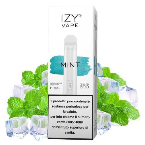 IZY ONE - MINT Nicotina 0 - Sigaretta Elettronica Usa e Getta