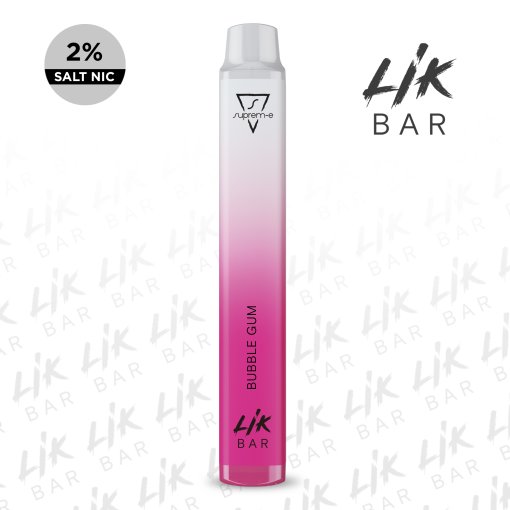 LIKBAR BY SUPREM-E -  BUBBLE GUM Nicotina 20 - Sigaretta Elettronica Usa e Getta
