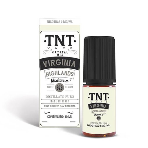 TNT VAPE - VIRGINIA HIGHLANDS 626 10 ML Liquido per Sigaretta Elettronica