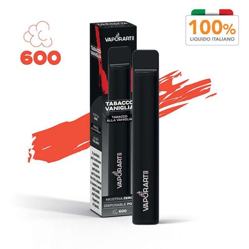 VAPORART - TABACCO E VANIGLIA Usa e Getta nicotina 0