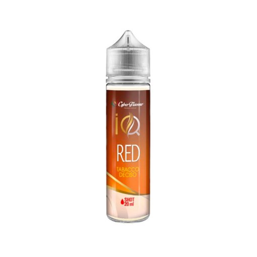 CYBER FLAVOUR - IQ RED - 20 ML in 60 ML SHOT Tabacco deciso