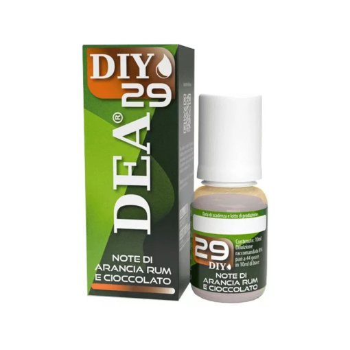 AROMI - AROMI CONCENTRATI 10 ML - DEA FLAVOR  - DIY029 ARANCIA RUM E CIOCCOLATO AROMA CONCENTRATO 10 ML