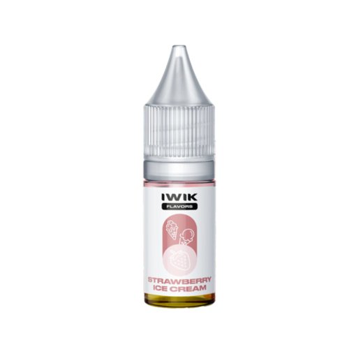 IWIK FLAVORS KIWI - STRAWBERRY ICE CREAM - 10 ML MINI SHOT Gelato fiordilatte Fragola