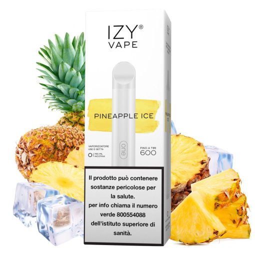 IZY ONE - PINEAPPLE ICE Nicotina 0 - Sigaretta Elettronica Usa e Getta