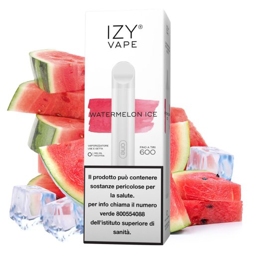 IZY ONE - WATERMELON ICE Nicotina 18 - Sigaretta Elettronica Usa e Getta