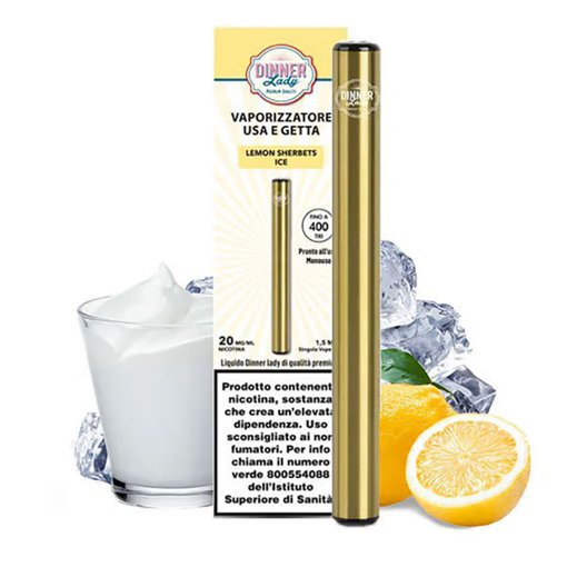 DINNER LADY - LEMON SHERBETS Sigaretta Elettronica Usa e Getta