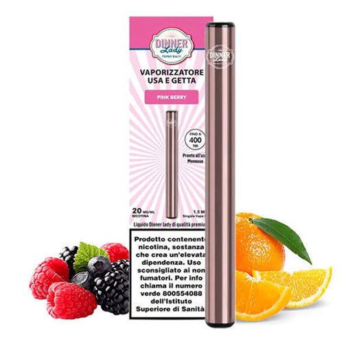DINNER LADY - PINK BERRY Sigaretta Elettronica Usa e Getta