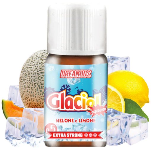 DREAMODS - GLACIAL EXPLOSION No. 5 MELONE E LIMONE EXTRA STRONG Aroma concentrato 10 ML per Sigaretta Elettronica