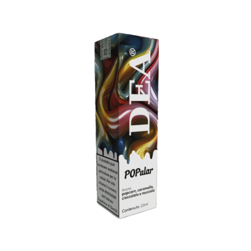 POPULAR - Shot 20 ML/60 | DEA FLAVOR - CIOCCOLATO, POPCORN, CARAMELLO E NOCCIOLA