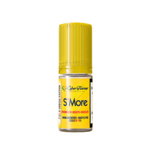 S'AMORE - Aroma concentrato 10 ml - CYBER FLAVOUR | MARSHMALLOW BISCOTTO CIOCCOLATO