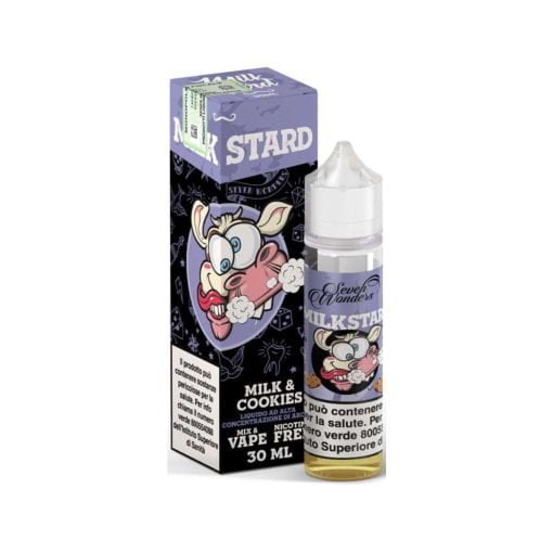 SEVEN WONDERS - MIX & VAPE MILKSTARD - 30 ML - Nicotina 0 Latte Biscotti