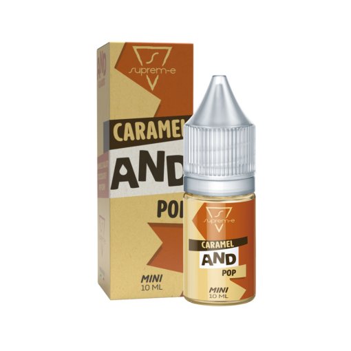 SUPREM-E - CARAMEL AND POP - 10 ML MINI SHOT Pop Corn Cioccolato Caramello salato