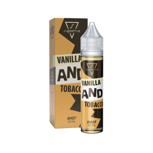 SUPREM-E - VANILLA AND TOBACCO - 20 ML SHOT Tabacco Crema Vaniglia