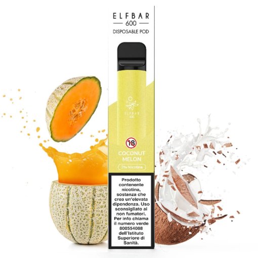 ELF BAR - Coconut Melon Usa e Getta nicotina 20