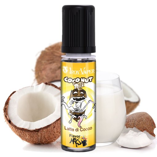 IRON VAPER - FLAVOR MAX COCONUT MILK Aroma concentrato 15 ML per Sigaretta Elettronica