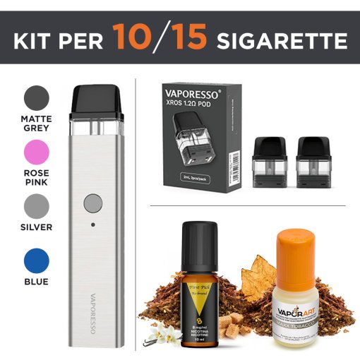 KIT TABACCOSO PER FUMATORE DA 10/15 SIGARETTE AL GIORNO