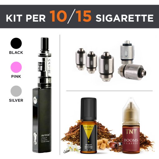 KIT TABACCOSO PER FUMATORE DA 10/15 SIGARETTE AL GIORNO