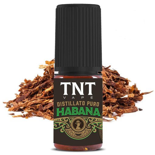 TNT VAPE - DISTILLATI PURI HABANA Aroma concentrato 10 ML per Sigaretta Elettronica