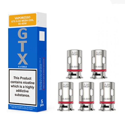 VAPORESSO - 5 PZ COIL GTX-2 MESH 0,6 - 0,8