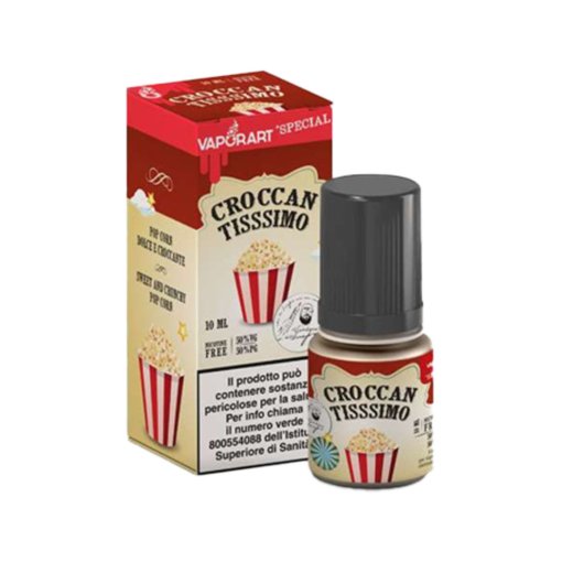 VAPORART - CROCCANTISSIMO - 10 ML Liquido pronto Pop Corn Burro